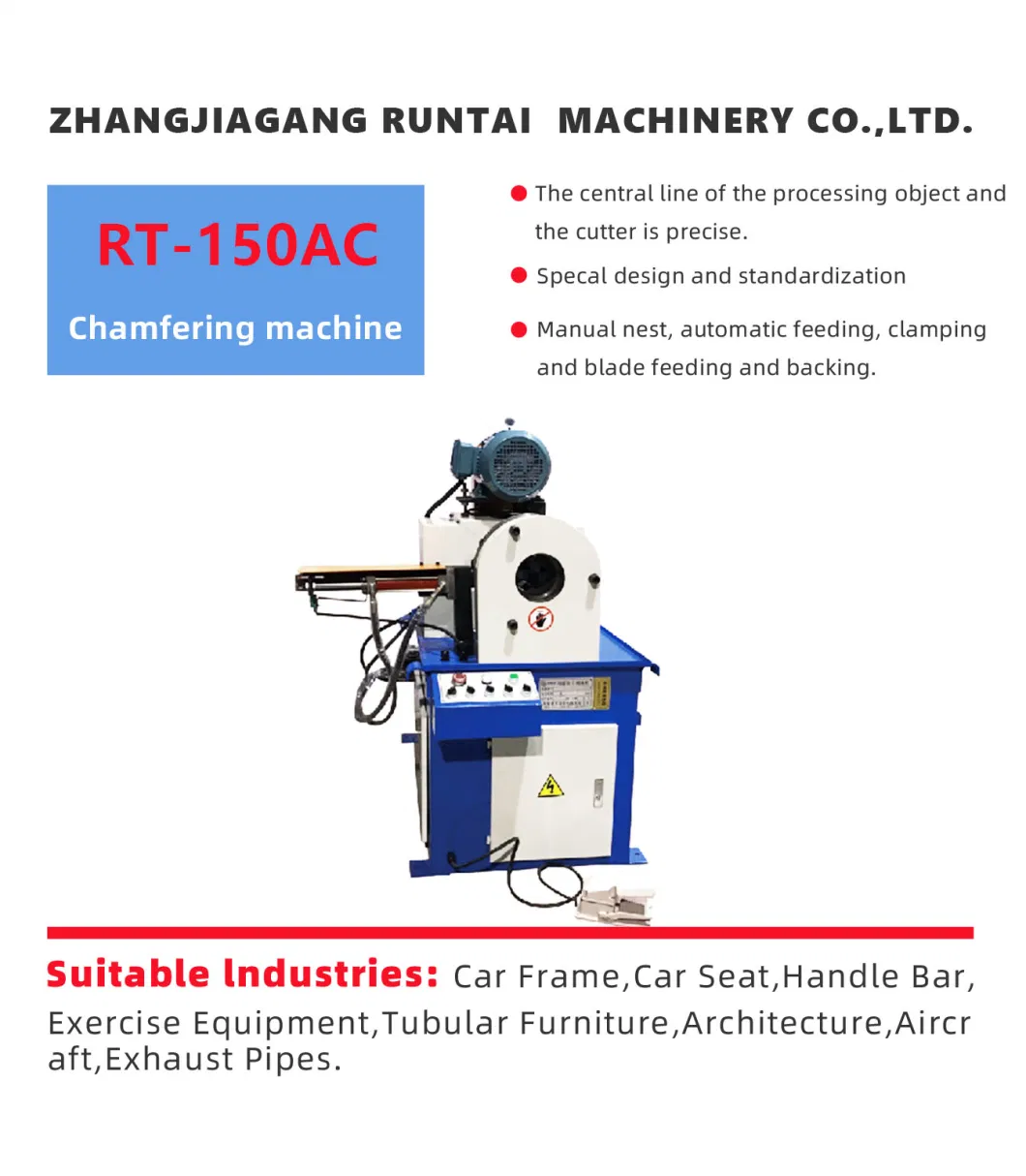 Automatic Clamp and Semi-Auto Tube Deburring Chamfering Machine